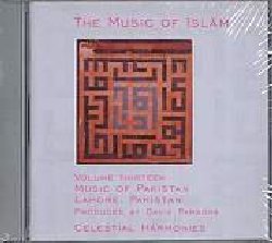 MUSIC OF ISLAM 13 :  MUSIC OF PAKISTAN  (CELESTIAL HARMONIES)

La musica classica pakistana affonda le sue radici nel periodo pre-islamico, quando i titoli di gran parte dei raga erano vicini alla lingua ind e provenivano dal sanscrito. I musicisti musulmani pakistani cantano generalmente nella lingua urdu (indoeuropea) e le liriche, se religiose, sono dedicate ad Allah. La cultura islamica, in particolare quella persiana, ha avuto una forte influenza sull'evoluzione della musica, tanto che nomi come Ustad Bary Fateh Ali Khan, Vilayat Khan, Amjad Ali Khan o il pi giovane, ma altrettanto dotato, Nusrat Fateh Ali Khan, sono considerati tra i pi grandi musicisti del XX secolo. Music of Pakistan, tredicesimo volume della serie Music of Islam, regala all'ascoltatore la meravigliosa opportunit di ascoltare il genio musicale del maestro Ustad Bary Fateh Ali Khan nell'interpretazione di tre raga dedicati a vari momenti della giornata: il mattino, il tardo pomeriggio e la sera. Accompagnato da tanpura (strumento a corde simile al liuto) e swarmandala (piccola arpa), il grande musicista crea emozionanti melodie che rispecchiano le diverse tonalit della luce durante le varie fasi del giorno.
