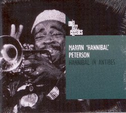 PETERSON MARVIN HANNIBAL :  HANNIBAL IN ANTIBES  (ENJA)

Coinvolgente e avventuroso solista profondamente influenzato da Don Cherry, il trombettista Marvin 'Hannibal' Peterson  un musicista che alla precisione della tecnica preferisce il fluire spontaneo della melodia. Caratterizzato da un suono potente e ricco, Peterson, a differenza di altri protagonisti del free jazz, si  sempre trovato a suo agio in diversi stili, e infatti ha suonato con musicisti innovativi, ma comunque legati alla tradizione come Rahsaan Roland Kirk, Gil Evans e Elvin Jones. In questa registrazione dal vivo del 1977 lo vediamo affiancato da George Adams (flauto e sax tenore), Diedre Murray (violoncello), Steve Neil (basso) e Makaya Ntshoko (batteria).