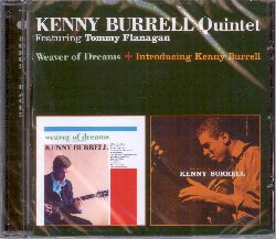 BURRELL KENNY :  WEAVER OF DREAMS + INTRODUCING KENNY BURRELL  (ESSENTIAL JAZZ CLASSICS)

Il chitarrista Kenneth Earl 'Kenny' Burrell aveva appena iniziato la sua lunga e proficua carriera quando ha registrato questi due album. Weaver of Dreams (Columbia), registrato tra il 1960 e il 1961, lo vede affiancato da Bobby Jaspar al sax tenore e Burrell appare anche nelle vesti di cantante. Introducing Kenny Burrell (Blue Note), del 1956, rappresenta invece il suo primo album come leader ad essere pubblicato. Come bonus sono state aggiunte due tracce tratte dalle sessioni di quest' ultimo album, ma non incluse nel Lp originale.