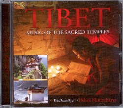 BHATTACHARYA DEBEN :  TIBET - MUSIC OF THE SACRED TEMPLES  (ARC)

Deben Bhattacharya (1921-2001)  stato un grande etnomusicologo, produttore di centinaia di film e programmi radio che hanno raccontato al pubblico la diversit e l'intrinseca bellezza che caratterizzano le varie culture musicali esistenti al mondo. Tibet - Music of the Sacred Temples  un prezioso monumento storico-musicale dedicato alla musica sacra dei templi tibetani. La musica sacra dei monasteri di questo paese, cos come in India,  composta da canti e recitazioni di brani religiosi ed insegnamenti dei grandi maestri del passato. I buddisti non pregano Budda per ottenere benefici materiali: i canti consistono negli stessi insegnamenti del Budda e anche nelle interpretazioni che di essi danno gli studiosi pi eminenti. Questo ha dato vita ad un'ampia letteratura teologica ed alla nascita di molte sette che seguono il sentiero indicato da un particolare maestro. Tibet - Music of the Sacred Temples propone all'ascoltatore splendidi brani sacri interpretati utilizzando una strumentazione tradizionale che comprende dung-chen (tromba di forma conica), gyaling (strumento a fiato con ancia doppia), rolmo (cimbali molto grandi), tilpo (campanella fatta di bronzo ed ottone) e nga (tamburo a due teste). L'album  dotato di un libretto con interessanti informazioni sulla cultura musicale tibetana ed i vari strumenti usati.