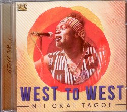 TAGOE NII OKAI :  WEST TO WEST  (ARC)

Nii Oaki Tagoe  nato ad Accra, in Ghana, da una famiglia di maestri percussionisti e danzatori da cui ha ereditato la sua passione per la musica che lo ha portato a collaborare con importanti artisti e formazioni come Osibisa, Lorraine Ayensu, Baka Beyond, African Headcharge e perfino ad esibirsi alla presenza del Papa. Dopo il successo ottenuto con il precedente African Roots, il musicista ghanese propone il suo nuovo album West to West, un mix incredibile che propone nuove sonorit che affondano le radici nella tradizione del ritmo africano. Accompagnato da eccellenti musicisti provenienti da Venezuela, Ghana, Galles, Nigeria, Francia e dai Caraibi, Nii Okai Tagoe offre al pubblico un album che esplora il prezioso panorama musicale africano al quale affianca suggestioni provenienti da altri paesi. Con una vasta strumentazione che comprende varie percussioni, basso, tastiere, violino, arpa, tromba, e sassofono, West to West  un caleidoscopio di ritmi e melodie a cui  impossibile resistere.