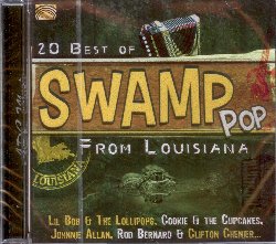 VARIOUS :  20 BEST OF SWAMP POP FROM LOUISIANA  (ARC)

mid-price - Lo swamp pop  un genere musicale tipico della regione Acadiana appartenente alla Louisiana meridionale. Creato tra la fine degli anni '50 e l'inizio dei '60 dai giovani del gruppo etnico Cajun che abita questi territori, lo swamp pop miscela il rhythm & blues di New Orleans, musica country e western insieme agli influssi francofoni di cui  ricca la tradizione musicale della Louisiana. Lo swamp pop  caratterizzato da un grande impatto emotivo, da uno stile vocale fortemente romantico, da una potente sezione fiati e da una precisa battuta r&b che lo fanno assomigliare molto ai ritmi del cajun e del two-steps creolo. 20 Best of Swamp Pop from Louisiana propone il meglio dello swamp pop con una tracklisting interpretata da importanti esponenti del genere tra cui Lil Bob & The Lollipops, Cookie & The Cupcakes, Johnnie Allan, Rod Bernard & Clifton Chenier e molti altri ancora. 20 Best of Swamp Pop from Louisiana  accompagnato da un libretto contenente interessanti informazioni sugli artisti ed i brani proposti.