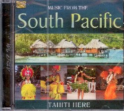 TAHITI HERE :  MUSIC FROM THE SOUTH PACIFIC  (ARC)

Le 118 isole della Polinesia francese sono un vero paradiso terrestre che ha ispirato pittori, scrittori e musicisti di tutti i tempi. Tahiti Here  un'organizzazione che dal 1996 promuove la cultura di queste terre, facendola conoscere in tutto il mondo. Composto da giovani artisti locali, il gruppo propone meravigliosi esempi di danze e musiche tipiche della zona del Pacifico meridionale. Music from the South Pacific contiene i ritmi vivaci e dinamici dei tipici tamburi pahu, to'ere e faatete oltre alle pi dolci e romantiche melodie di ukulele e del flauto nasale chiamato 'vivo'. Ascoltando questo album bisogna chiudere gli occhi ed immaginare le coreografiche danze che vedono impegnati uomini e donne in movimenti a volte veloci ed acrobatici, altre volte sensuali ed ammalianti. Music from the South Pacific  l'album ideale per scappare dal caos cittadino e rifugiarsi sulla riva di qualche spiaggia polinesiana circondati dall'azzurro del mare e dall'inebriante profumo di tanti fiori colorati. L'album  impreziosito da un libretto con numerose fotografie ed interessanti informazioni sulla musica e la cultura polinesiana.