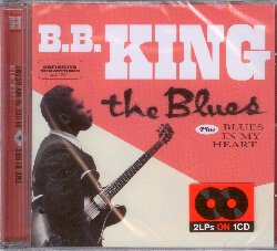 B.B. KING :  THE BLUES + BLUES IN MY HEART  (HOODOO)

Universalmente riconosciuto come uno dei più importanti artisti della storia del blues, B.B. King è una vera leggenda vivente. Il suo stile peculiare è entrato a far parte della storia del blues e la sua influenza ha travalicato i confini di genere. Questa pubblicazione include due dei suoi migliori album: The Blues (1958) e Blues in My Heart (1962), che sono stati entrambi originariamente pubblicati dall'etichetta Crown all'inizio della sua carriera. I due album sono stati rimasterizzati e riuniti in questa edizione da collezione che anche contiene 4 bonus tracks dello stesso periodo.