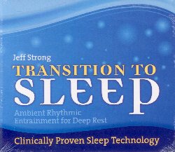 STRONG JEFF :  TRANSITION TO SLEEP - AMBIENT RHYTHMIC ENTRAINMENT FOR DEEP REST  (SOUNDS TRUE)

Per milioni di persone il sonno rappresenta un motivo di grande ansia: questo succede quando non si riesce a prendere sonno facilmente e conseguentemente quando non si ha la possibilit di dormire a sufficienza. Con Transition to Sleep  Ambient Rhythmic Entrainment for Deep Rest, Jeff Strong, terapista del suono specializzato nellinfluenzare con la musica gli stati cerebrali, propone allascoltatore unottima soluzione per lasciarsi andare pi facilmente tra le braccia di Morfeo. Lalbum di Jeff Strong  caratterizzato dai ritmi rilassanti del tamburo nigeriano udu (strumento a percussione in argilla a forma di anfora) che, insieme a paesaggi sonori ammalianti e suggestivi, favoriscono la sincronizzazione del cervello con il ciclo del sonno. Transition to Sleep  stato creato avvalendosi di tecniche audio allavanguardia quindi  consigliabile ascoltare lalbum a basso volume, senza bisogno di utilizzare le cuffie, lasciando che le melodie ed i ritmi arrivino al nostro cervello e svolgano la loro benefica funzione. I numerosi effetti collaterali dei sonniferi sono ormai stati certificati, ma molte persone pensano che non ci sia alternativa ai farmaci: Transition to Sleep  la dimostrazione che una scelta migliore ed efficace esiste ed  alla portata di tutti.