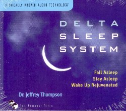 THOMPSON JEFFREY :  DELTA SLEEP SYSTEM  (RELAXATION COMPANY)

Nel sonno si attraversano vari stadi, nel corso dei quali il riposo diventa via via pi profondo, il corpo si rilassa sempre pi e le onde del cervello rallentano. I livelli pi profondi e rigeneranti del sonno sono associati alle lentissime onde delta del cervello che sono garanti di un sonno senza sogni e del pi profondo abbandono dei sensi. Il Dott. Jeffrey Thompson ha iniziato a studiare il suono ed i suoi effetti su corpo e mente nel lontano 1981 nel suo istituto di medicina olistica in Virginia, dove ha elaborato una tecnica che riesce ad alzare il livello dellattivit delle onde delta, facilitando in questo modo la fase delladdormentamento e favorendo un sonno realmente riposante. Il doppio album Delta Sleep System pu essere ascoltato utilizzando qualsiasi impianto stereo, con o senza cuffie: gli impulsi del suono, incastonati allinterno di un paesaggio sonoro ambient creato da una ricca orchestrazione e suoni della natura in 3D, stimolano le onde del cervello a rallentare e permettere alla persona un sonno davvero ristoratore. Delta Sleep System  un album che accompagna dolcemente adulti e bambini tra le invitanti braccia di Morfeo.