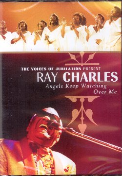 CHARLES RAY :  DVD / ANGELS KEEP WATCHING OVER ME  (JAZZ DOOR)

Il dvd Angels Keep Watching Over Me propone lo straordinario incontro avvenuto nel dicembre del 2003, tra il grande Ray Charles, vincitore di 12 Grammy, ed il maestoso coro The Voices of Jubilation composto da 120 cantanti. Lo spettacolo offerto  davvero un'occasione unica in quanto mai prima d'ora Ray Charles aveva interpretato canzoni tradizionali natalizie in uno spettacolo dal vivo. Con intramontabili classici come Oh Happy Day, Voices of Jubilation, Nothing Gonna Stop Me, Total Praise e molti altri ancora, Angels Keep Watching Over Me regala allo spettatore uno spettacolo di grande intrattenimento che trasmette per un forte messaggio di gioia. Con le calde voci del coro e l'interpretazione dal gusto jazz e rhythm and blues di Ray Charles, Angels Keep Watching Over Me offre uno spettacolo molto originale e di grande intensit in cui la tradizione viene riproposta in una forma nuova, pi leggera e divertente, ma altrettanto suggestiva e toccante.