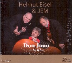 HELMUT EISEL & JEM :  DON JUAN A LA KLEZ  (NEUKLANG)

L'eclettico clarinettista tedesco Helmut Eisel, approdato alla musica klezmer dopo aver conosciuto il 'Re del Klezmer' Giora Feidman, non finisce mai di stupire il pubblico! Dopo la sua splendida versione di un concerto per clarinetto di Wolfgang Amadeus Mozart, contenuta nell'album Time Change dell'etichetta Animato, il musicista tedesco propone Don Juan a la Klez, in cui offre la sua originale interpretazione di alcune famose melodie tratte dal Don Giovanni di Mozart. Nel suo nuovo progetto Helmut Eisel racconta la storia di Don Giovanni, incantando ed affascinando gli ascoltatori con le sonorit elaborate e raffinate del suo clarinetto. Insieme a Stefan Engelmann (contrabbasso) e Michael Marx (chitarra e voce), Eisel propone un programma gioioso e seducente che comprende originali del trio ed arie tratte dall'opera di Mozart, fondendo insieme musica classica, jazz e klezmer. Don Juan a la Klez  un disco anticonvenzionale che riconferma in modo definitivo il talento straordinario e senza barriere del clarinettista.
