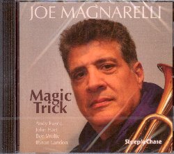 MAGNARELLI JOE :  MAGIC TRICK  (STEEPLECHASE)

Joe Magnarelli, molto noto come Mags,  un eccellente trombettista originario di Syracuse, nella contea americana di Onondaga, che nel 1986 si  trasferito a New York dove ha rapidamente trovato la sua strada artistica, imponendosi come uno degli artisti pi richiesti della zona. Sul quotidiano americano Los Angeles Times hanno detto di lui: Joe Magnarelli ha tutto quello che si cerca nei migliori musicisti jazz: un irriducibile senso del tempo che rende il suo lavoro vigoroso e proteso in avanti... lui crea improvvisazioni accattivanti e propulsive. In Magic Trick, il primo album di Mags nelle vesti di bandleader per casa Steeplechase, il trombettista  affiancato da Andy Fusco (sax alto), John Hart (chitarra), Ben Wolfe (basso) e Byron Landon (batteria). Ascoltando il suo nuovo progetto si apprezza l'interazione fluida tra i musicisti e la loro capacit di tessere una fantastica tela sonora fatta di toni, colori e tante sfumature, soprattutto nei quattro originali firmati da Magnarelli. Magic Trick  un album dal suono caldo ed avvolgente che evidenzia la grande abilit interpretativa del musicista ed anche la sua profonda immaginazione melodica che gli permette di scrivere brani assolutamente originali.