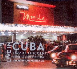 MARSALIS WYNTON :  LIVE IN CUBA  (BLUE ENGINE)

Live In Cuba, propone la prima ed unica esibizione cubana del trombettista americano Wynton Marsalis, direttore del Lincoln Center e vincitore di ben 9 Grammy, insieme alla rinomata Jazz at Lincoln Center Orchestra. Insieme questi eccellenti artisti esplorano le profonde connessioni che da sempre legano il jazz americano e la musica afro-cubana. Live in Cuba propone le registrazioni live effettuate alla presenza di un pubblico in delirio, durante tre concerti sold out che Marsalis e la sua band hanno tenuto al Mella Theater dell'Avana nell'ottobre del 2010. La track list  molto varia e prevede alcuni standard di Duke Ellington, ariosi brani afro-cubani, oltre ad alcune moderne composizioni firmate dai membri della formazione. Disponibile anche in versione vinile, Live in Cuba  una sorta di documento sonoro che testimonia lo stretto legame culturale che da sempre unisce Stati Uniti e Cuba, ma  soprattutto un viaggio attraverso territori musicali sconosciuti, in compagnia di alcuni dei musicisti pi virtuosi al mondo.