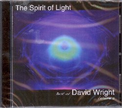 WRIGHT DAVID :  THE SPIRIT OF LIGHT  (NEW WORLD)

Miscelando il romanticismo e la delicatezza tipici di Wright, The Spirit of Light  un album di meravigliosa musica meditativa che comprende la rimasterizzazione di alcuni dei brani pi belli composti da Wright nel periodo iniziale della sua carriera, la rielaborazione di un paio di brani del 2009 e 30 minuti di melodie totalmente nuove, per un totale di pi di un'ora di buona musica. Le melodie di David Wright hanno la capacit di toccare l'ascoltatore nel profondo e questo album, con le sue delicate sonorit ed una profonda intensit emotiva,  la prova dell'importante contributo che il musicista ha dato alla musica melodica, new age e strumentale. The Spirit of Light  ideale per rilassarsi e meditare o per girovagare, oltre il tempo e lo spazio, seguendo il sentiero che il nostro spirito ci suggerisce.