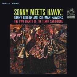 ROLLINS SONNY / HAWKINS COLEMAN :  SONNY MEETS HAWK!  (PURE PLEASURE)

Sonny Meets Hawk! ha immortalato un incontro memorabile tra due giganti del sassofono, Sonny Rollins e Coleman Hawkins, artisti che hanno offerto enormi contributi all'improvvisazione jazz, superando i limiti del loro strumento. Sonny Meets Hawk!  una registrazione straordinaria per molti motivi. Il disco segna la prima volta, fatta eccezione per una breve apparizione insieme sul palco del Newport Jazz Festival del 1963, che questi grandi musicisti hanno suonato insieme. Ciascuno ha mescolato la propria forte personalit con quella dell'altro, ma nessuno dei due ha perso la propria individualit. Forse l'aspetto pi straordinario di questo album  che nessuno dei due musicisti si esprime in territori sicuri e confortevoli: Rollins e Hawkins fanno appello per tutta la durata della registrazione ad una potente immaginazione, correndo tutti i rischi che comporta l'audacia dell'improvvisazione, ma traendo anche tutte le soddisfazioni insite in un simile approccio. Insieme a Paul Bley (pianoforte), Roy McCurdy (batteria), Bob Cranshaw (basso nelle tracce 1,2,3,5) e Henry Grimes (basso nelle tracce 3,4,6), Sonny Rollins (sax tenore) e Coleman Hawkins (sax tenore) propongono uno spettacolo davvero avvincente. Registrato nel luglio del 1963 presso lo Studio B della RCA Victor a New York City.