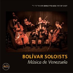 BOLIVAR SOLOISTS :  MUSICA DE VENEZUELA  (BERLINER MEISTER)

In Venezuela, in qualsiasi tipo di raduno, a un certo punto i musicisti tirano fuori i loro strumenti e suonano musica tradizionale per ore. Si tratta di una tradizione meravigliosa che manca profondamente ai musicisti venezuelani quando si trasferiscono all'estero. Uno dei fattori scatenanti che ha portato alla creazione dei Bolivar Soloists  stata proprio la necessit che avevano i suoi musicisti di eseguire la propria musica e condividerla con il pubblico. I pezzi originali proposti in Musica de Venezuela hanno un carattere forte ed evocano sentimenti semplici ma potenti. E' stata una vera sfida tradurre queste melodie in un formato classico, cercando di preservarne l'essenza da un lato e creare un'opera classica dall'altro. I brani del disco riflettono lo spirito della produzione musicale venezuelana, ma possono essere apprezzati anche dagli appassionati della musica classica che ameranno l'eccellente esecuzione e la fantastica musicalit. Per Musica de Venezuela i Bolivar Soloists hanno scelto una strumentazione che comprende flauto, oboe, clarinetto e un quintetto d'archi. Allo stesso tempo potente e flessibile, l'ensemble  completato dal cuatro, una chitarra a quattro corde che  lo strumento nazionale del Venezuela, che gioca un ruolo molto importante in questo repertorio. I musicisti, provenienti da Sud America ed Europa, hanno acquisito molta familiarit con la musica e questo ha permesso loro di suonare con grande precisione ritmica da un lato, ma sempre con una buona dose di libert e spontaneit. La performance  stata registrata direttamente su disco senza possibilit di post-produzione, con il pubblico che  stato invitato in studio per creare la giusta atmosfera e permettere ai musicisti di sentirsi a proprio agio.