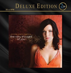 BARLOW EMILIE-CLAIRE :  THE VERY THOUGHT OF YOU  (2xHD)

�The Very Thought Of You� della cantante canadese Emilie-Claire Barlow � originariamente uscito nel 2007 e l�anno successivo � stato nominato al Juno Award nella categoria �Vocal Jazz Album of the Year� e ha vinto il National Jazz Awards. In �The Very Thought Of You�, la voce unica di Emilie-Claire Barlow interpreta standards del Songbook americano in un modo piacevolmente personale e spensierato. Supportata da musicisti di prima classe, la cantante si prende la libert� di includere versi spesso ignorati, nella tradizione di Frank Sinatra e Tony Bennett. La nuova edizione in vinile 180 grammi, 33 giri, magistralmente rimasterizzata da Ren� Laflamme, offre un ascolto audiofilo davvero sublime!
