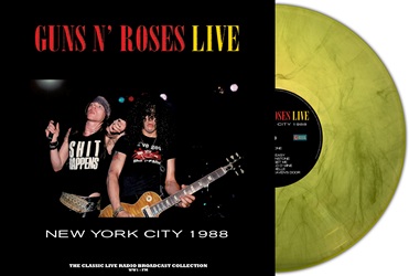 GUNS'N'ROSES :  LIVE IN NEW YORK CITY 1988 (YELLOW MARBLE VINYL)  (SECOND RECORDS)

�Live in New York City 1988� propone la registrazione fatta dall�emittente radiofonica WW1-FM del leggendario concerto dei Guns�n�Roses al The Ritz di New York, il 2 febbraio 1988. L�album d�esordio della band, �Appetite for Destruction�, era uscito il 21 luglio 1987: il disco ha venduto 30 milioni di copie in tutto il mondo, diventando l�album di debutto pi� venduto di sempre. Tuttavia, nonostante il suo status ormai leggendario, non fu un successo immediato: ci vollero circa due anni dalla sua uscita prima che il disco raggiungesse la vetta delle classifiche. Cos� quando i Guns�n�Roses salirono sul palco del Ritz nel febbraio �88, erano ancora una band con qualcosa da dimostrare, ma appena iniziarono a suonare Axl, Slash, Duff, Izzy e Steven hanno subito lasciato il pubblico a bocca aperta con un'esibizione travolgente. In �Live in New York City 1988� sono presenti molti dei brani pi� iconici della band come �Welcome to the Jungle�, �Paradise City�, �Sweet Child o� Mine�, �Mr. Brownstone�, �Rocket Queen� e tanti altri ancora.