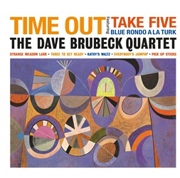 BRUBECK DAVE :  TIME OUT  (SECOND RECORDS)

Il fatto che �Time Out� sia diventato un cos� grande successo ha colto gli stessi musicisti di sorpresa. Nel 1959, The Dave Brubeck Quartet con Paul Desmond era gi� attivo da quasi un decennio ed era molto popolare tra il pubblico del jazz (il bassista e il batterista cambiarono un paio di volte fino a quando Joe Morello arriv� nel 1956 e Eugene Wright si un� al gruppo nel 1958/59). La formazione inizi� a sperimentare forme musicali estranee al jazz e, oltre a suonare brani standard come tutti gli altri, introdusse molte nuove composizioni che contribuirono a creare la sua peculiare identit� musicale. La maggior parte brani � composta da Brubeck stesso, tuttavia uno dei pezzi pi� riconoscibili di questo album, �Take Five�, � stato scritto da Paul Desmond ed � diventato uno dei brani pi� celebri del Quartetto con il suo caratterizzante ritmo in 5/4. Nonostante il quartetto avesse gi� molto sperimentato in altri suoi progetti, nessuno di loro aveva un programma cos� ambizioso come �Time Out� che propone solo composizioni scritte con insolite divisioni ritmiche. �Time Out� � considerato da molti esperti uno dei dischi pi� originali nella storia della musica ed � uno degli album jazz pi� venduti di tutti i tempi.