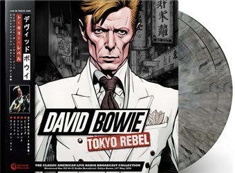 BOWIE DAVID :  TOKYO REBEL (GREY MARBLE VINYL)  (SECOND RECORDS)

Stampato su uno splendido vinile grigio marmorizzato 180 gr. �Tokyo Rebel� propone la registrazione effettuata dall�emittente radiofonica americana Westwood One della performance che David Bowie ha tenuto al Tokyo Dome, in Giappone, il 16 maggio 1990, durante il suo Sound+Vision Tour. I due dischi contengono un totale di diciotto brani tra cui classici di Bowie come �Space Oddity�, �Changes�, �Rebel Rebel�, �Ashes to Ashes�, �Starman�, �Life On Mars� e molti altri ancora. Il Sound+Vision Tour del 1990 fu un tour di sette mesi che inizi� a Quebec City all�inizio di marzo, si spinse fino in Giappone e si concluse in una notte di fine settembre a Buenos Aires. �Tokyo Rebel� � un�imperdibile istantanea di un concerto assolutamente magico!