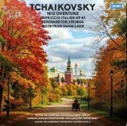 SLOVAK PHILHARMONIC ORCHESTRA / CAMERATA ROMANA / RSO LJUBLJANA :  TCHAIKOVSKY: 1812 OVERTURE, CAPRICCIO ITALIEN OP 45, SERENADE FOR STRINGS, SUITE FROM SWAN LAKE  (BELLEVUE)

Tre grandi formazioni, l�orchestra filarmonica slovacca diretta da Henry Adolph e Afred Scholz, la formazione Camerata Romana capitanata da Eugen Duvier e l�orchestra sinfonica della radio di Lubiana diretta dal maestro Anton Nanut propongono all�ascoltatore le loro eccellenti interpretazioni di 4 spendide opere del compositore russo Pyotr Ilych Tchaikovsky. La tracklist prevede la composizione per orchestra �1812 Overture� che commemora l�invasione francese della Russia e la conseguente devastante ritirata dell�armata di Napoleone, una suite tratta dal celeberrimo balletto �Lago dei cigni�, il �Capriccio italiano� e la �Serenata per archi�, entrambi scritti nel 1880.